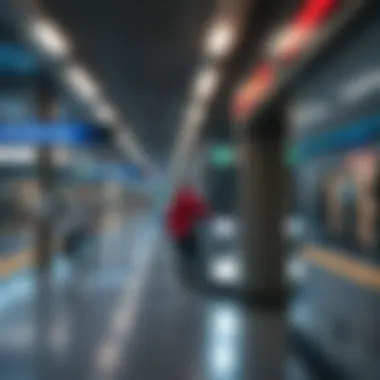 Accessibility Features of Dubai Metro Stations Accessibility features at a Dubai Metro station accommodating diverse users