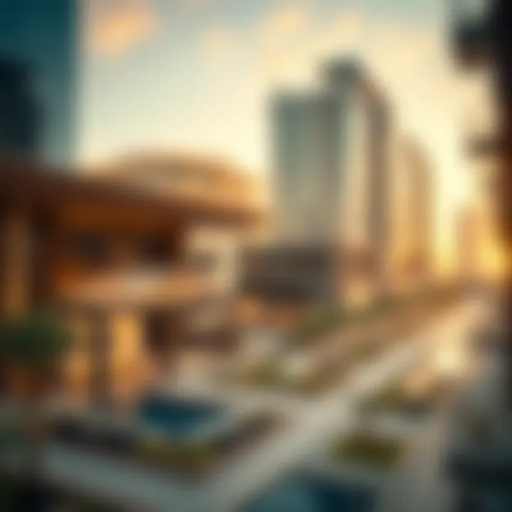 An infographic displaying current real estate market trends in Dubai