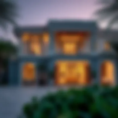 Luxurious villa in a high-end neighborhood of Dubai