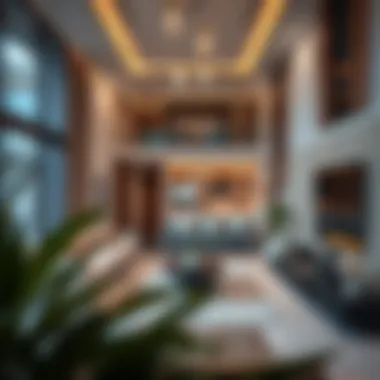 A modern apartment interior in Baniyas highlighting rental accommodation.