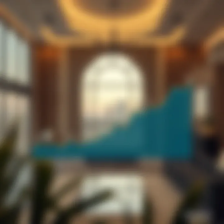 A graph displaying rental price trends over recent years in Baniyas.