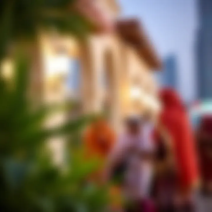 Diverse community in Dubai celebrating cultural exchange