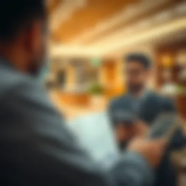 Navigating Banking Options Financial advisor discussing options