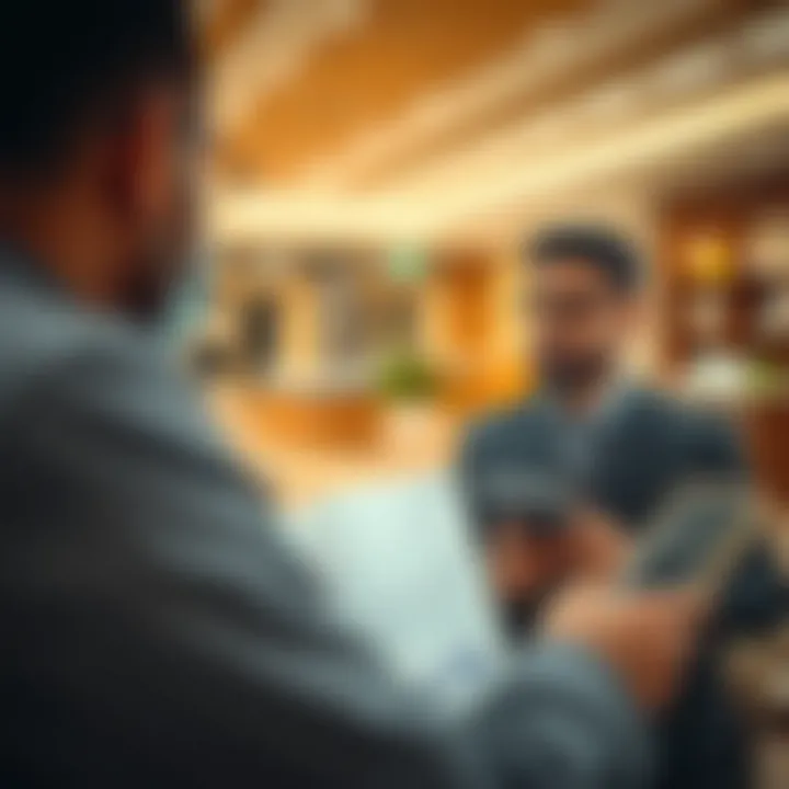 Navigating Banking Options Financial advisor discussing options