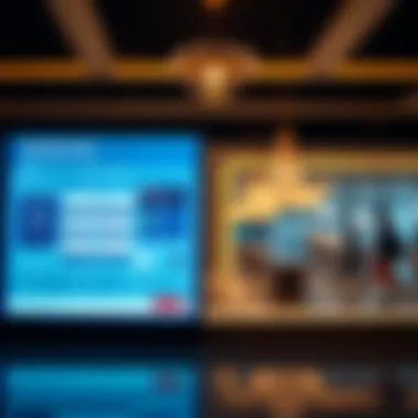 Screenshot of a government visa status check platform