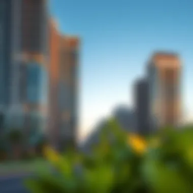 Architecture of New Bridge Hill Modern residential and commercial buildings in New Bridge Hill