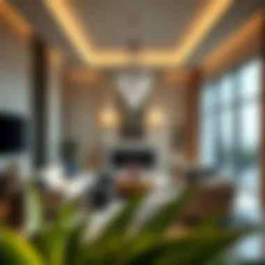 Elegant Interiors of Nima the Valley Emaar Elegant interior showcasing the refined lifestyle offered at Nima the Valley Emaar.