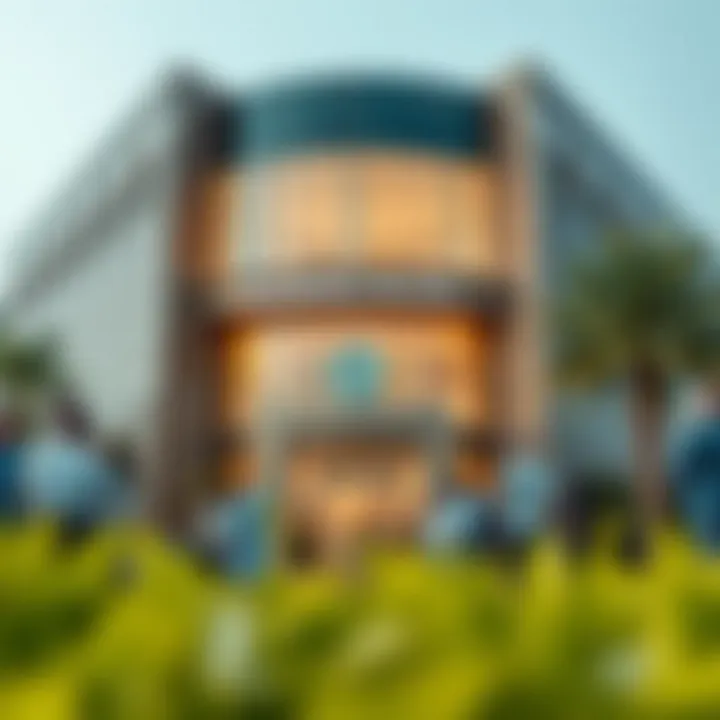 Bank building in the UAE