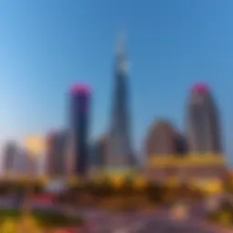 Luxurious skyline view of Parklane