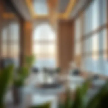 Luxurious Interior of Prism Tower Luxurious interior space within Prism Tower highlighting modern living