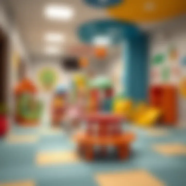 Vibrant Play Space at Pristine Rainbow Nursery Colorful play area for children