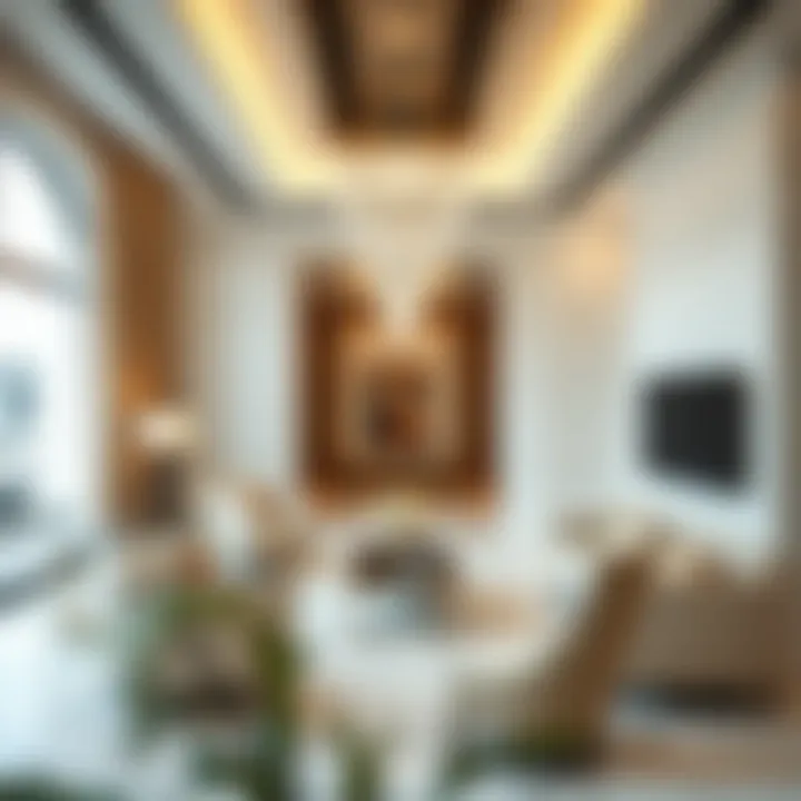 Luxurious interior of a Rakayez Property showcasing modern design