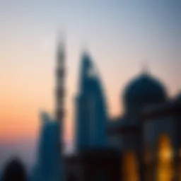 Crescent moon symbolizing the start of Ramadan