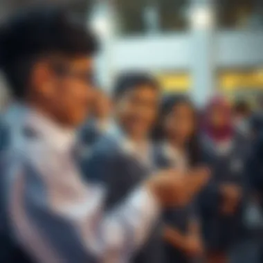 A school community event showcasing student talents