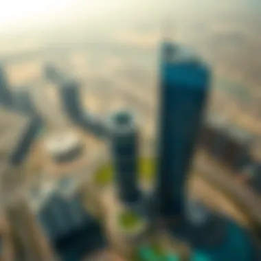 Aerial View of Rawan Tower Aerial view showcasing Rawan Tower and its surrounding area