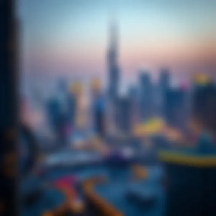 Stunning skyline of Dubai showcasing real estate developments