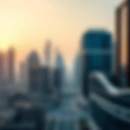 A skyline view of Dubai showcasing modern real estate.