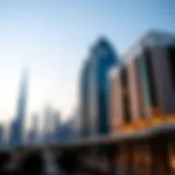 Dubai skyline showcasing modern architecture