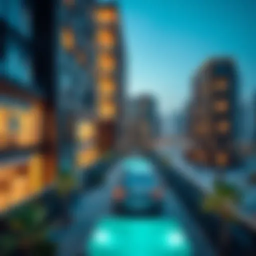 Stunning architectural view of the Residences at District One in Dubai