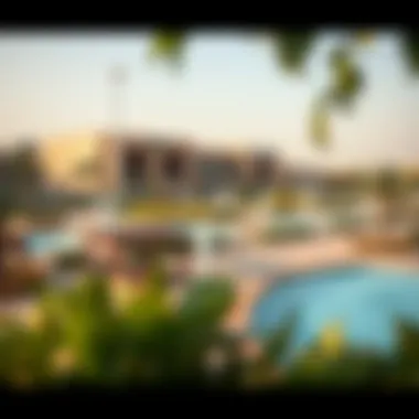 View of Al Nahda park and recreational area