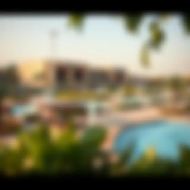 View of Al Nahda park and recreational area