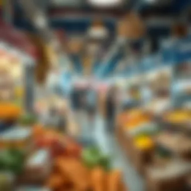 Diverse range of products available at Safeer Market