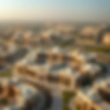 Aerial View of Sahat Al-Shamkha Aerial view of Sahat Al-Shamkha showcasing its architectural layout