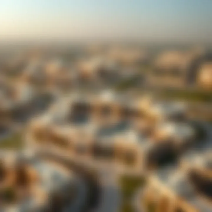 Aerial View of Sahat Al-Shamkha Aerial view of Sahat Al-Shamkha showcasing its architectural layout