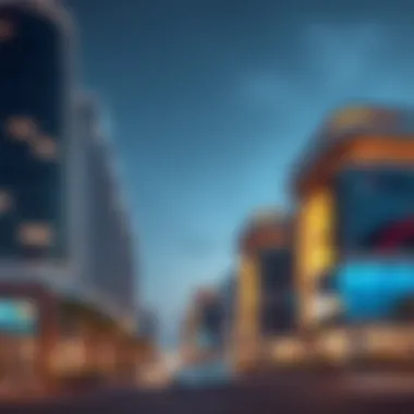 Commercial Developments in Sahat Al-Shamkha Commercial developments in Sahat Al-Shamkha highlighting investment opportunities