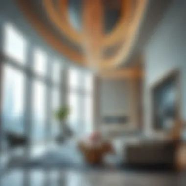 Luxury Interiors of Sparkle Tower Interior design details highlighting luxury elements within Sparkle Tower