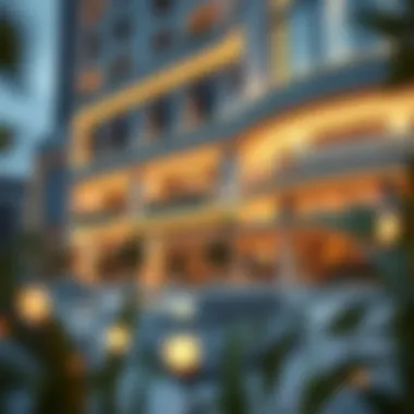 Architectural design details highlighting the elegance of Starz by Danube Tower