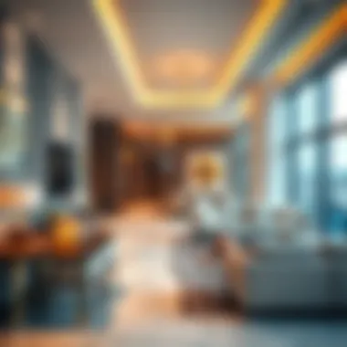 Luxurious interior design showcasing modern living spaces in Starz by Danube