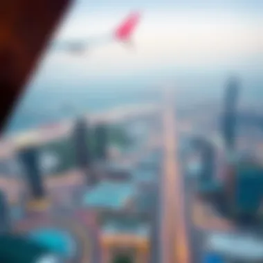 Aerial view of a modern Dubai skyline showcasing Tamouh's developments