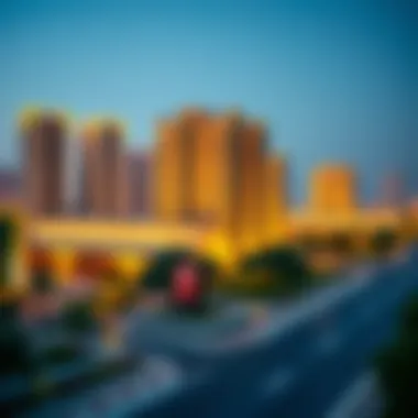 Innovative urban planning model showcasing Tamouh's projects