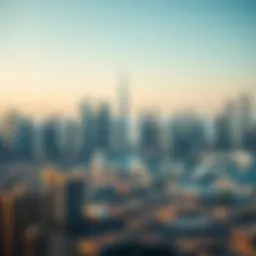 Stunning view of Dubai skyline showcasing iconic towers
