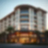 Exterior view of The Crestmark Ellington showcasing its architectural design