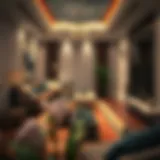 Cultural Elegance in Family Rooms Elegant family room design showcasing cultural elements