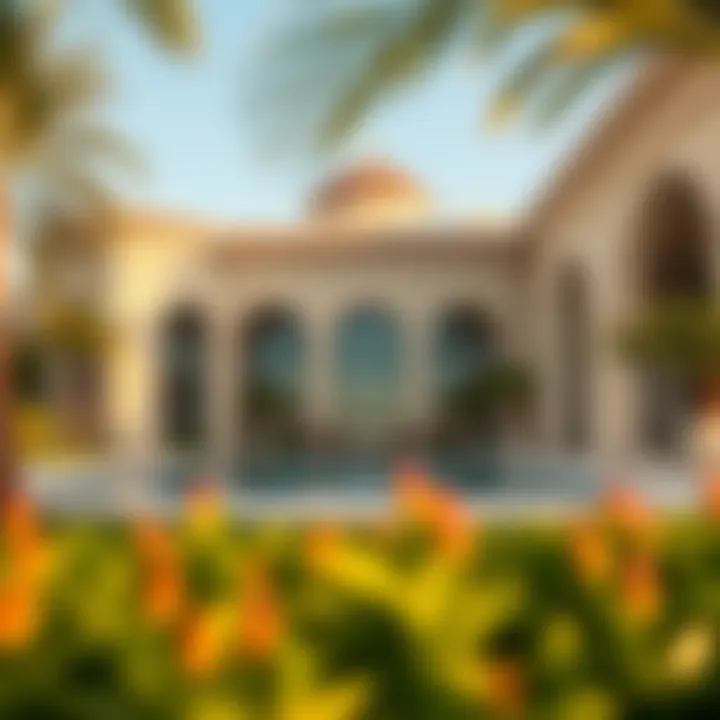 Luxurious villa in Al Ain with lush gardens