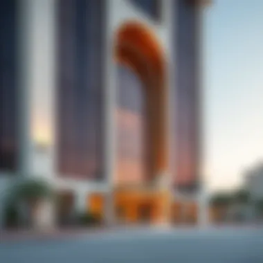 The Oberoi Center exterior showcasing architectural elegance