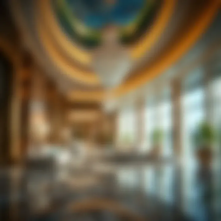 Luxurious interior design of The Oberoi Center