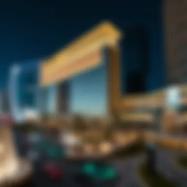 Map of The Oberoi Center's prime location in Dubai