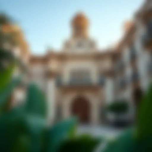 Exterior view of the oldest building in Dubai showcasing unique architecture