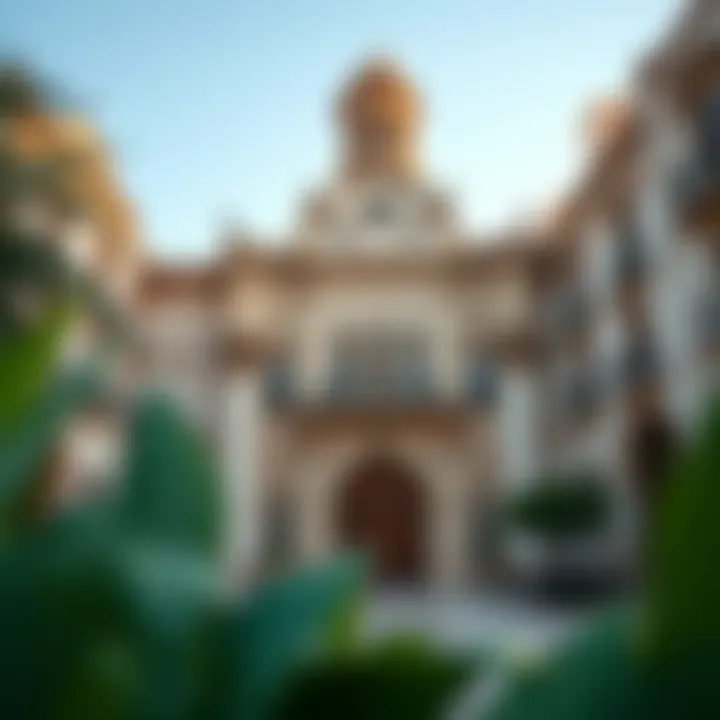 Exterior view of the oldest building in Dubai showcasing unique architecture