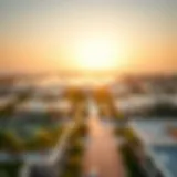 Aerial view of Tilal Al Ghaf showcasing the new development