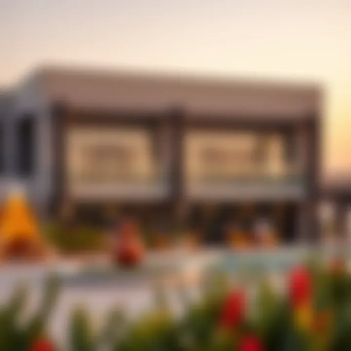 Luxurious amenities and community spaces available at Tilal Al Ghaf