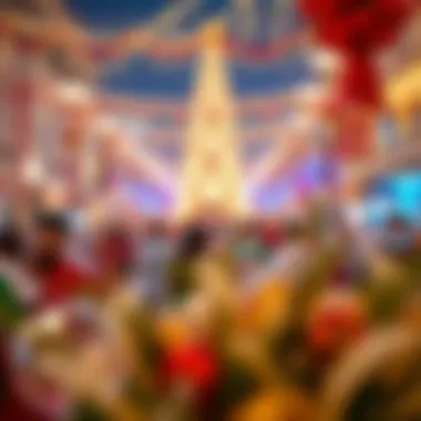 Vibrant celebration scene showcasing UAE festivities