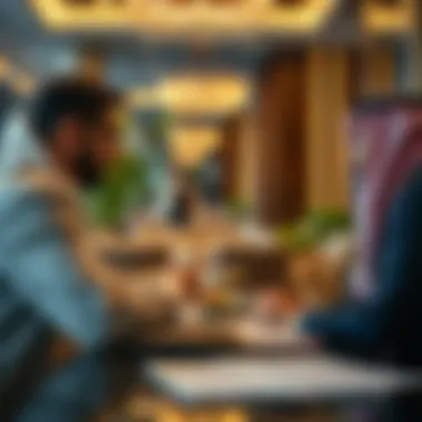 Business meeting symbolizing UAE and Saudi relations