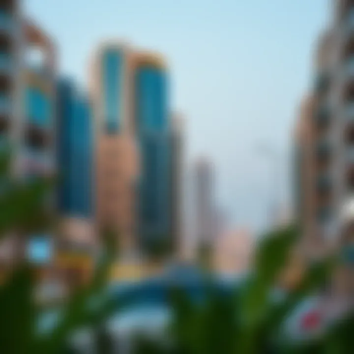 Commercial district in Al Tawar 3 highlighting investment potential