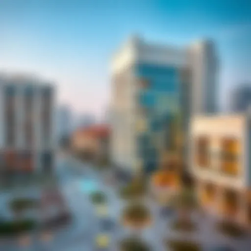 Panoramic view of Al Tawar 3 showcasing modern architecture