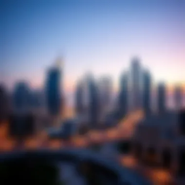 Dubai skyline showcasing luxury properties